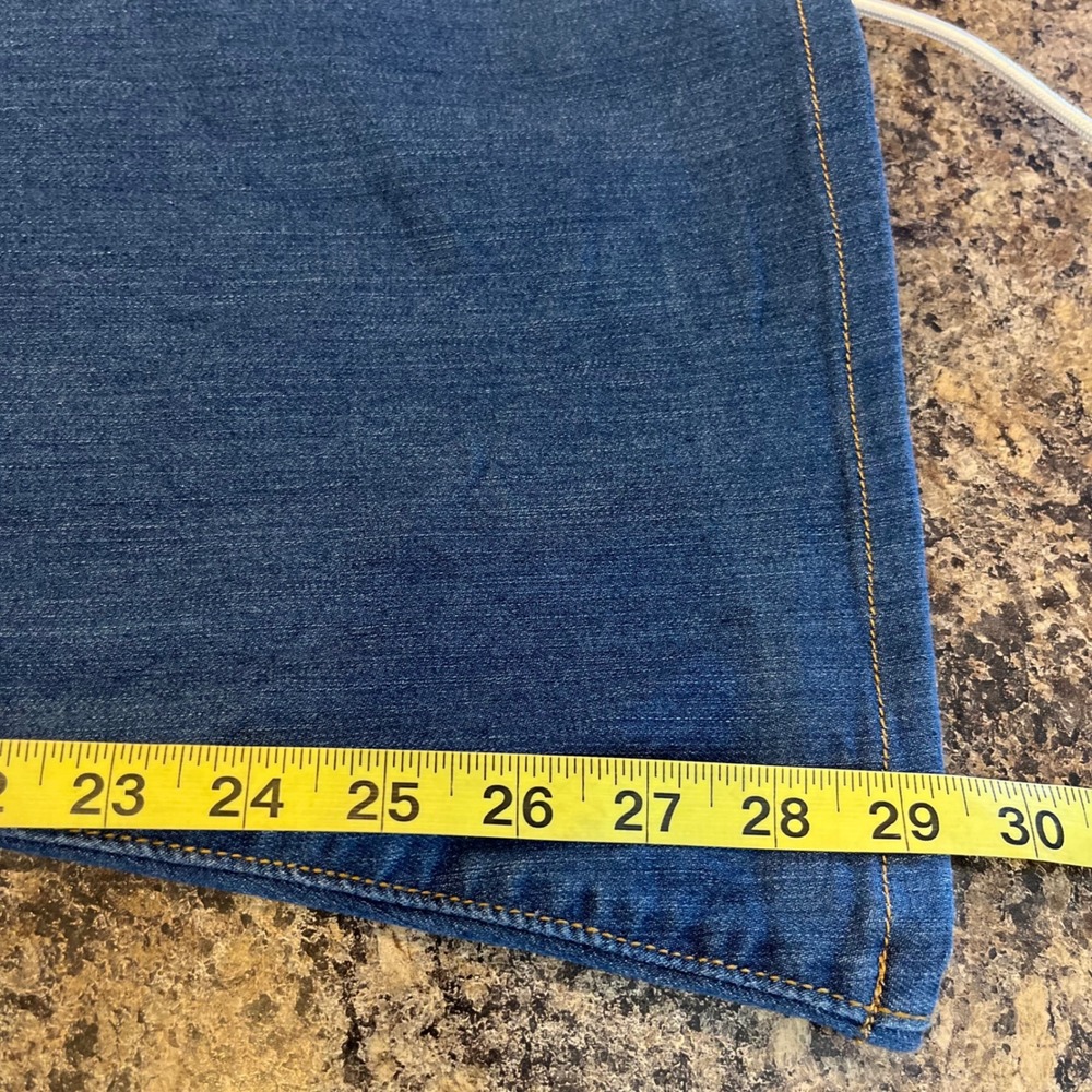 Judy Blue Size 9 / 29 High Waist Flare Bell Bottom Jeans Blue Denim Boho Gypsy - Picture 10 of 11
